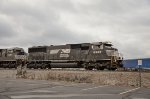 NS SD60E Locomotive leading a train